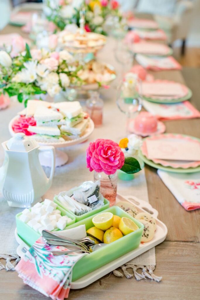 How to Host a Ladies Tea Party | Tea party decorations, Tea party, Tea ...